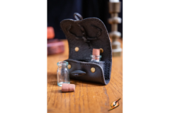 Potion holder Læder Black  - 2 flasker