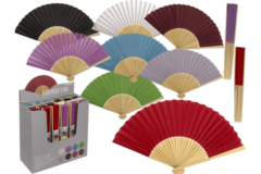 Bambusvifte - 21 cm (Flere farver)