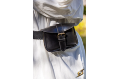 Warrior Bag Faux Leather – Small i Sort
