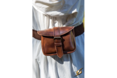 Warrior Bag Faux Leather – Small i Brun