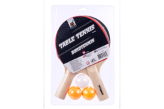 Bordtennissæt m. 2 Bat og 3 Bolde