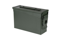 Ammunitionskasse med tryk "Cal. 30" (27x9x17 cm)