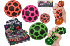 Squeeze Bold Stor med Gummi "Net" - 80mm