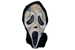 Gummi Ghost Mask med "Slidt" design